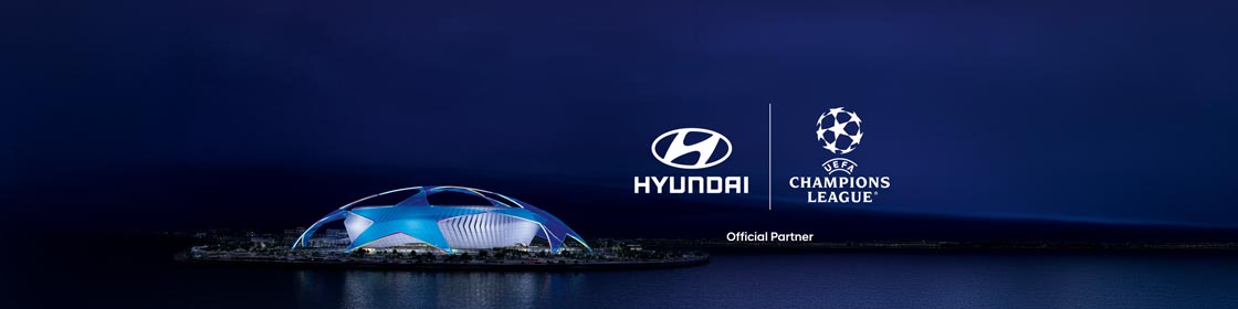 Hyundai Motor Company стає офіційним автомобільним партнером UEFA Champions League арена Hyundai купити в Києві. Нові Хюндай. Ціни на авто Hyundai в Києві - фото 7